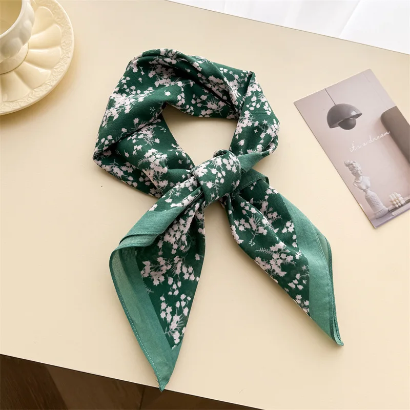 

Cotton Women's Scarf Fashion Hijab Square Turban Print Luxury Shawl Headscarf Bandana Handkerchief Neckerchief Headband Wraps