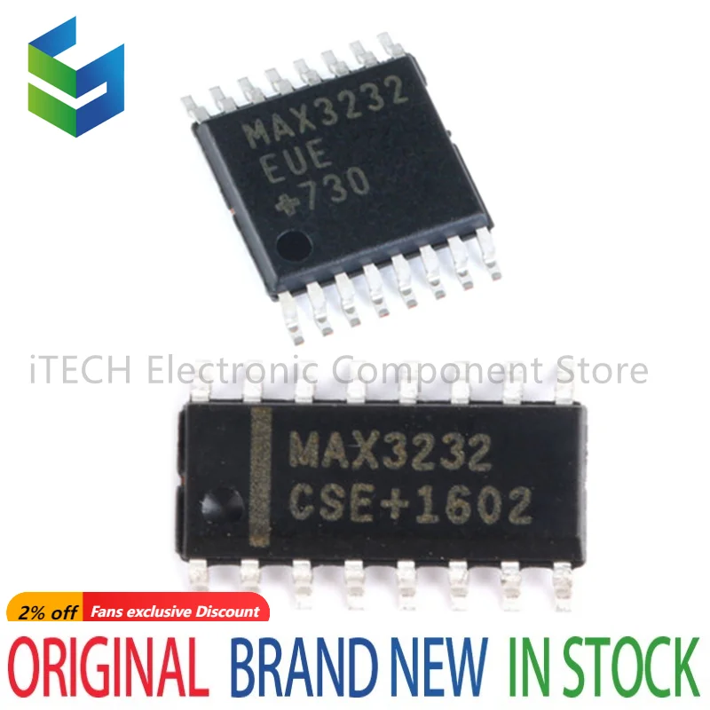 

10 шт./партия MAX3232CSE MAX3232ESE MAX3232 SOP-16 В наличии MAX3232EUE