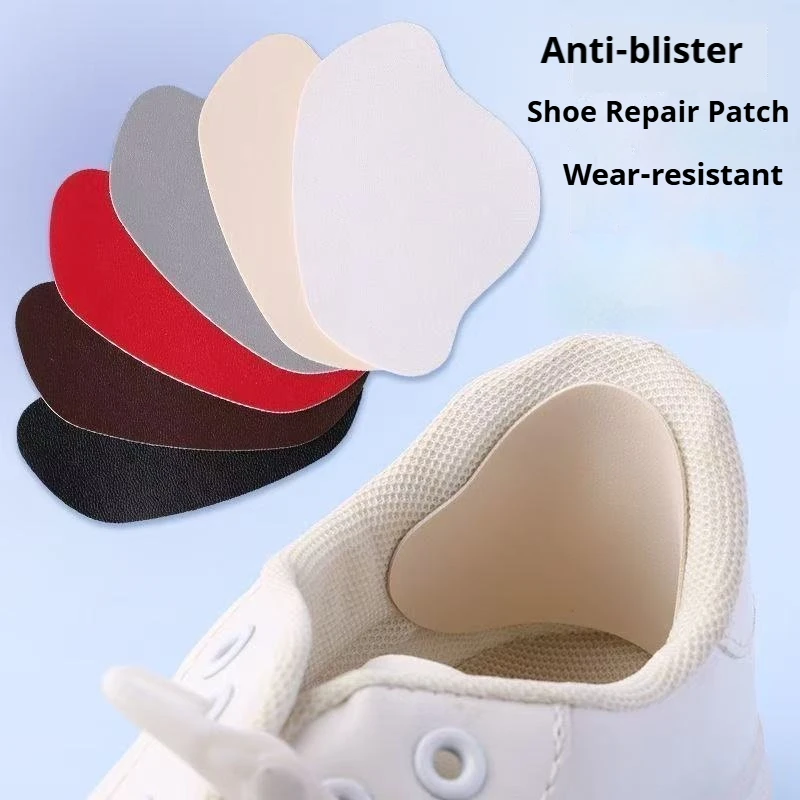 Heel Repair Patches Anti-Wear Heels Protectors Self-Adhesive Heels Pads Suitable for a variety of shoes 6Pcs/18Pcs image 2