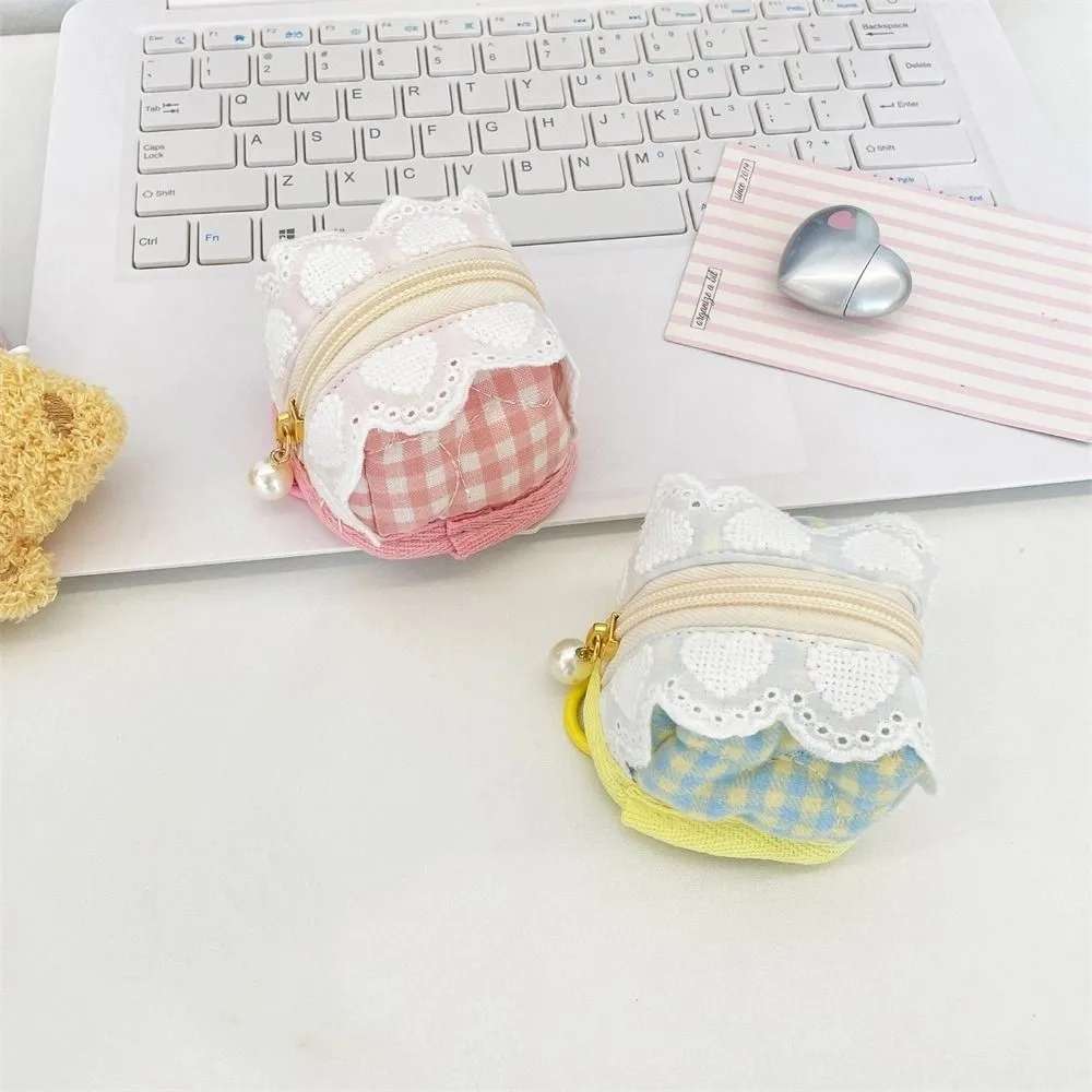 Sweet Multifunctional Mini Coin Purse Lace Jewelry Packing Bag Small Lipstick Bag Lovely Card Holder Earphone Bag Travel