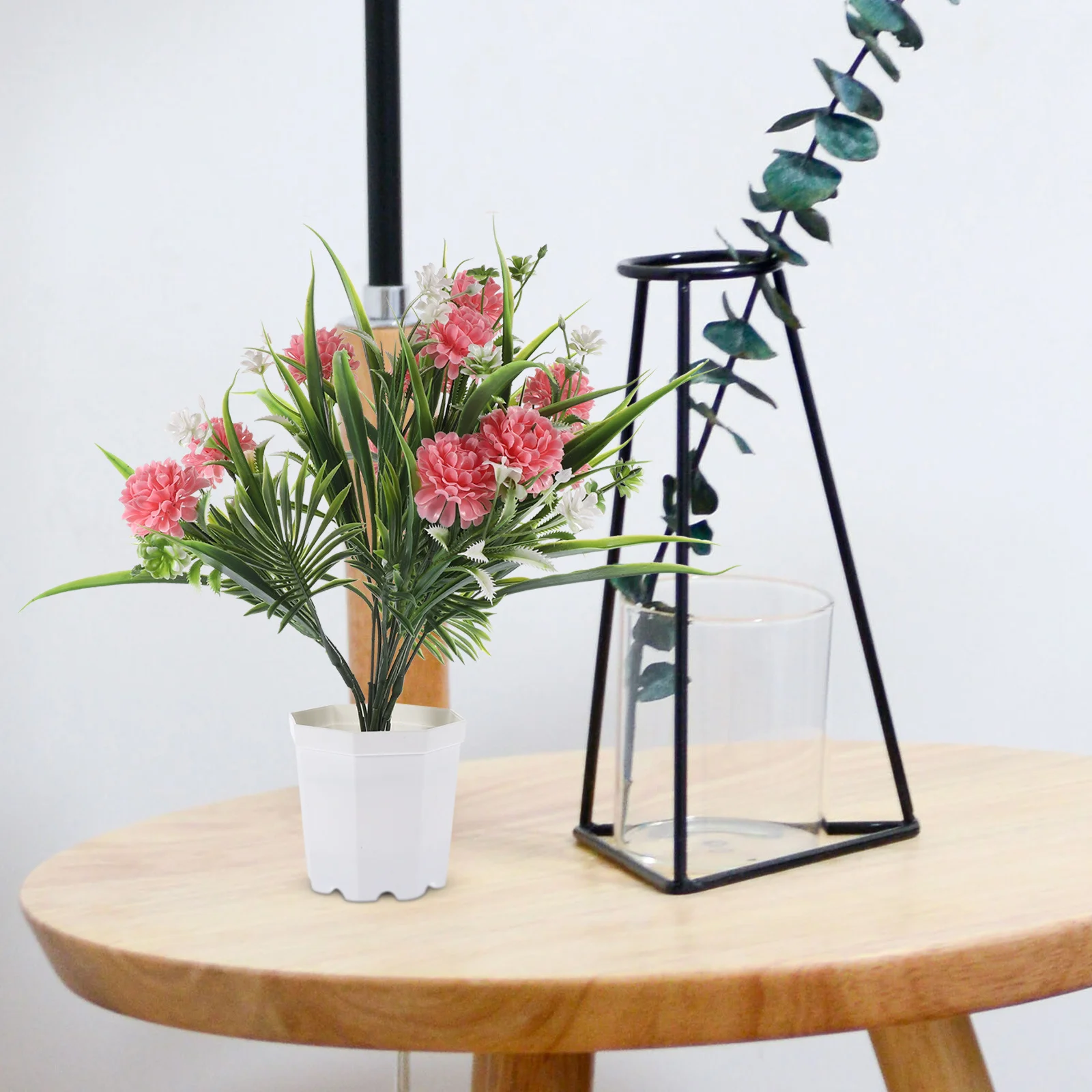 

Bonsai Decoration Artificial Potted Flower Flowers with Plants Room Decorative Fake