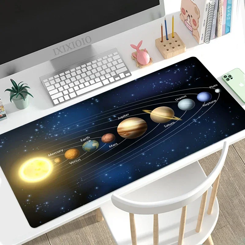 Black White Art Line 80x30cm Lock Edge Mousepads Large Mousepad Keyboard Mats Mouse Mat Beast Desk Pad for Gift Mouse Pads