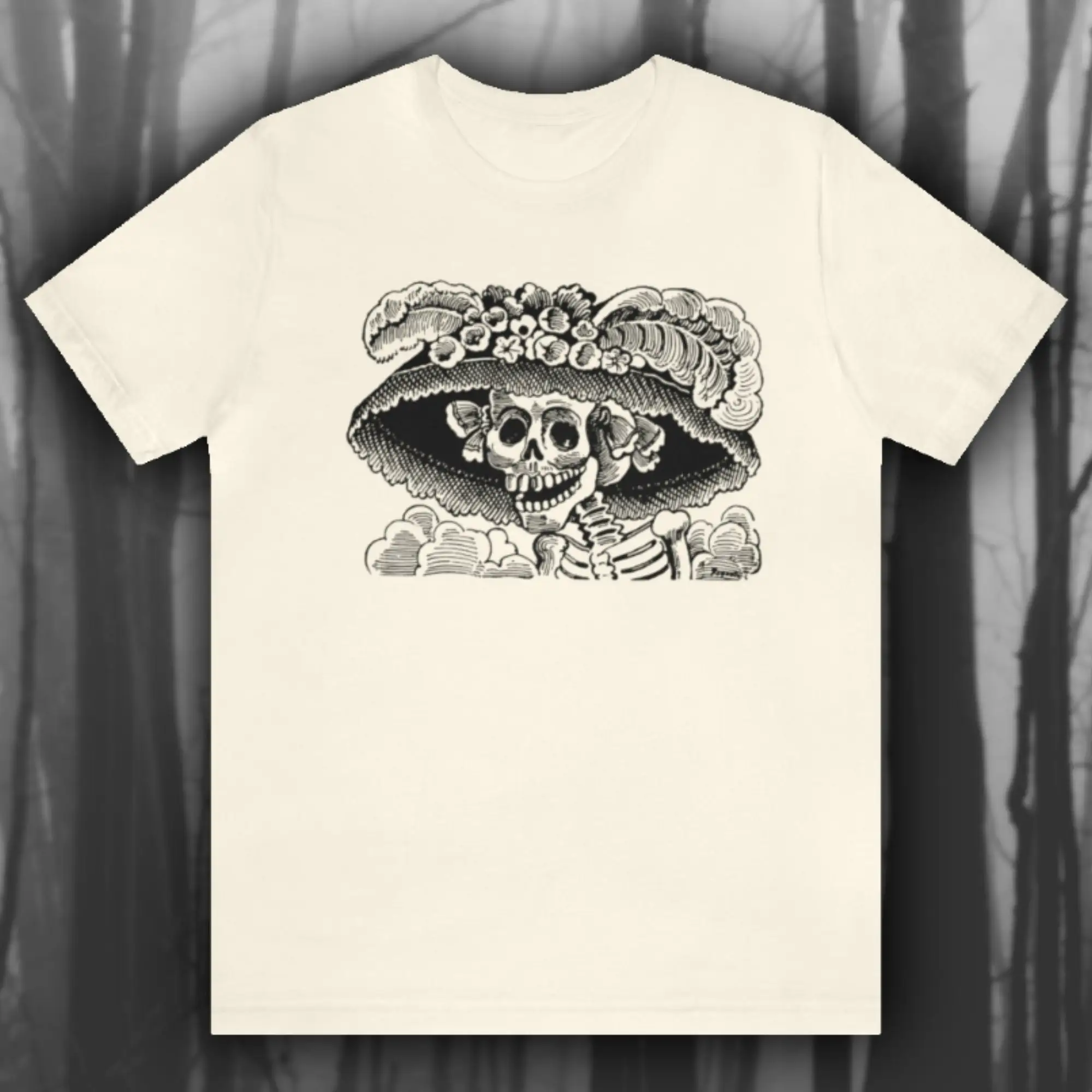 La Calavera Catrina Jose Guadalupe Posada Shirt Mexican