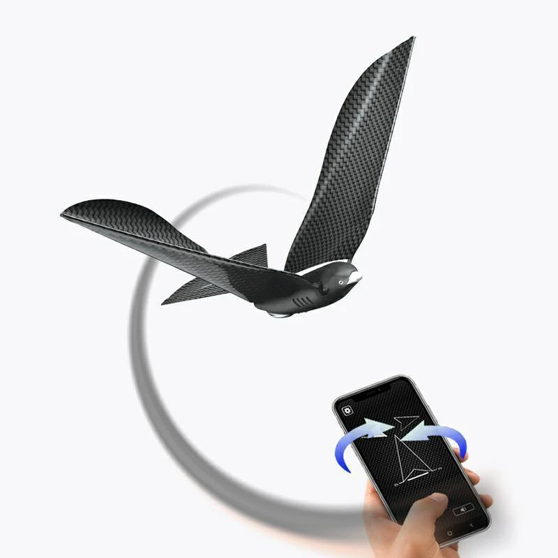 2023 French Metabird Mobile Phone App Remote Control Bionic Bird Small Drone Aircraft Children\'s Birthday Gift Toys