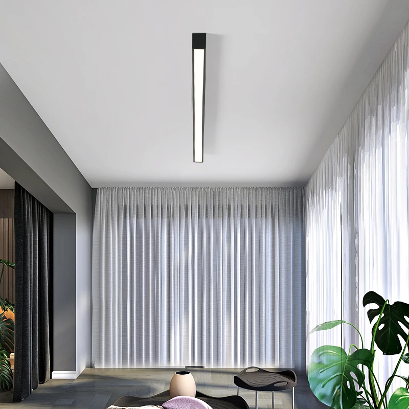 Woonkamer Licht Moderne Led Plafond Licht Eetkamer Keuken Lijn Plafondlamp Balkon Veranda Slaapkamer Kantoor Verlichtingsarmaturen