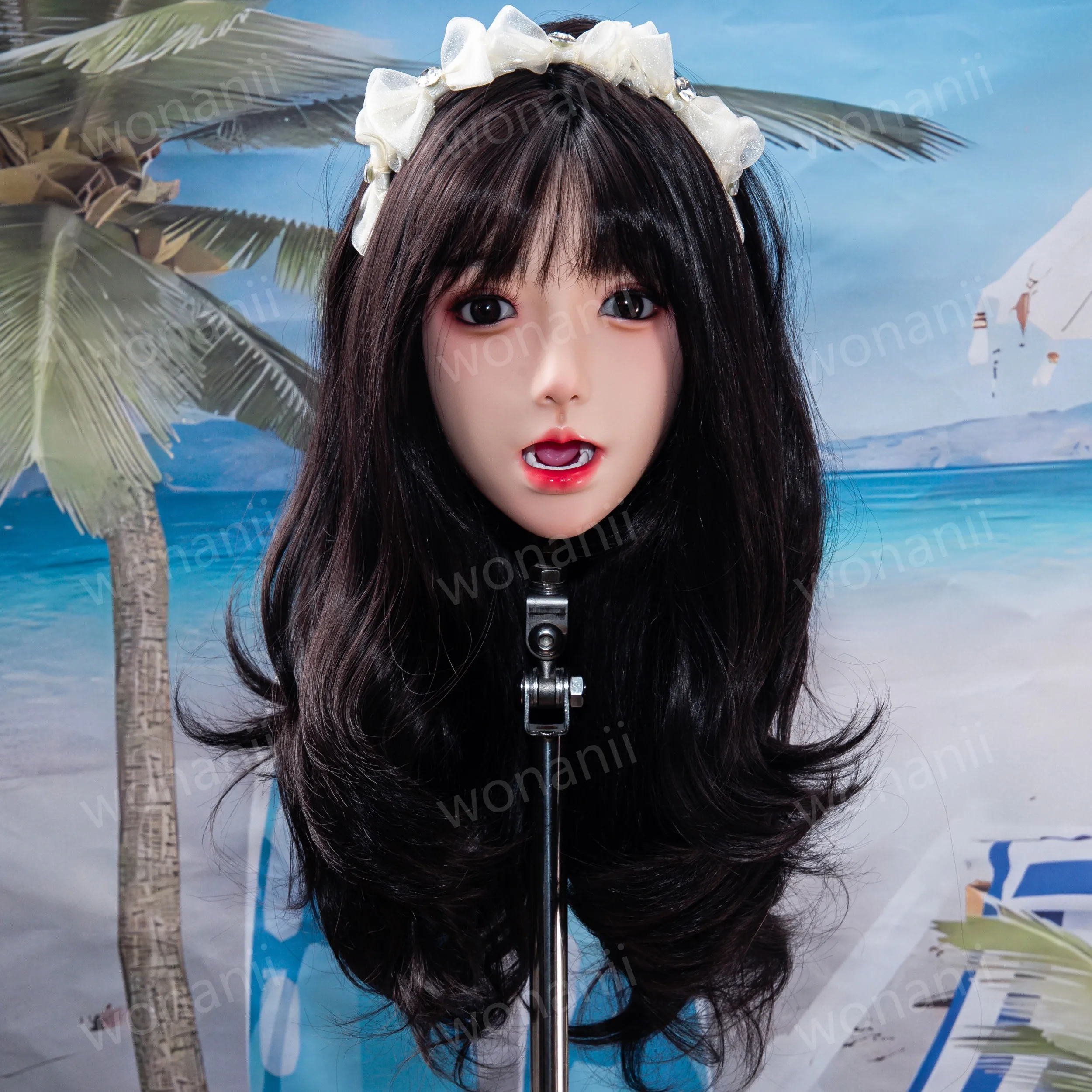 

1:1 реплика модели женской головы, головка манекена, силиконовый материал, доступно несколько вариантов, синтетические волосы, винтовой интерфейс M16