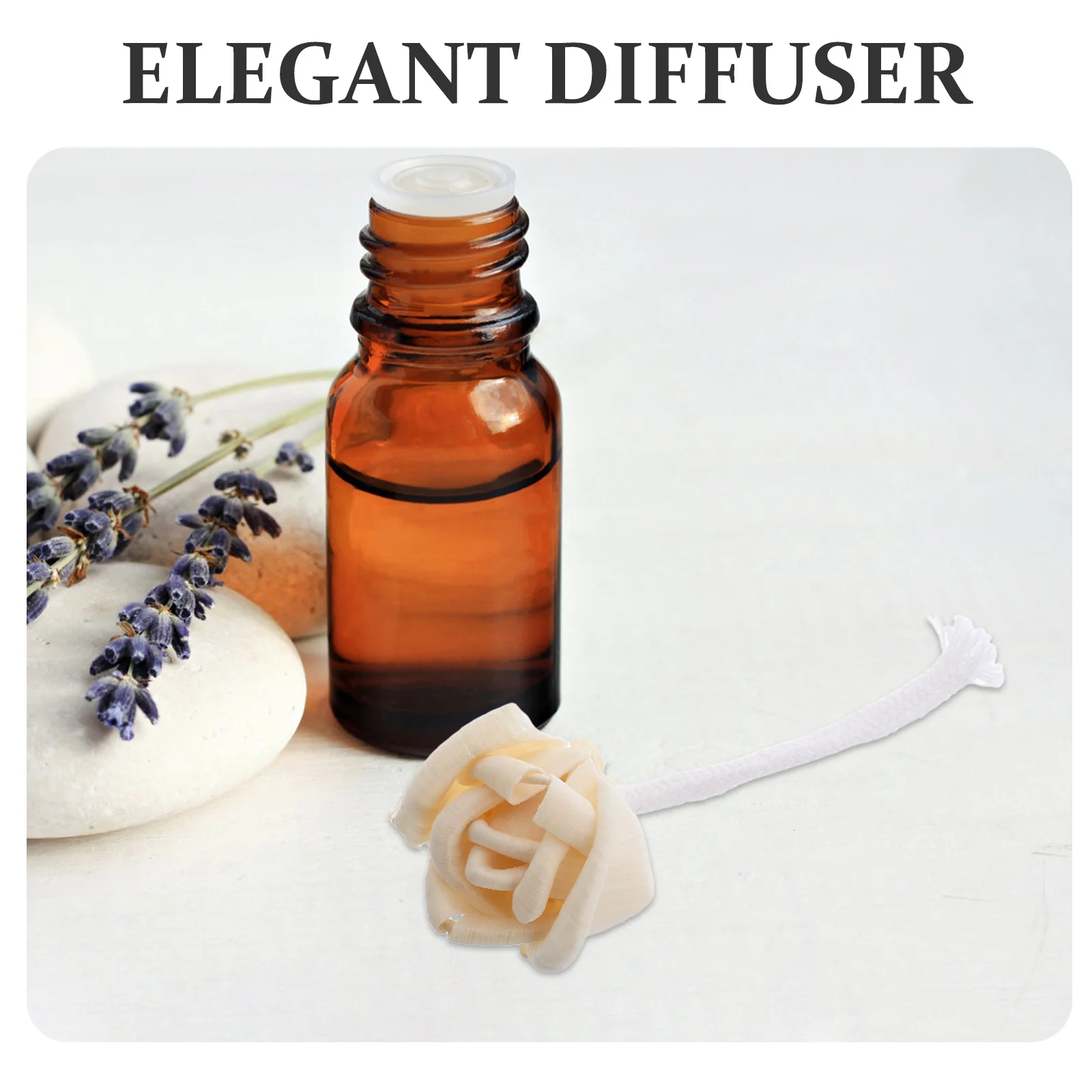 2 قطعة الناشر زهرة الخشب ديكور الأزهار رائحة وضع عبوة العطر الطبيعي المنزل مكتب المنزل العطر #4