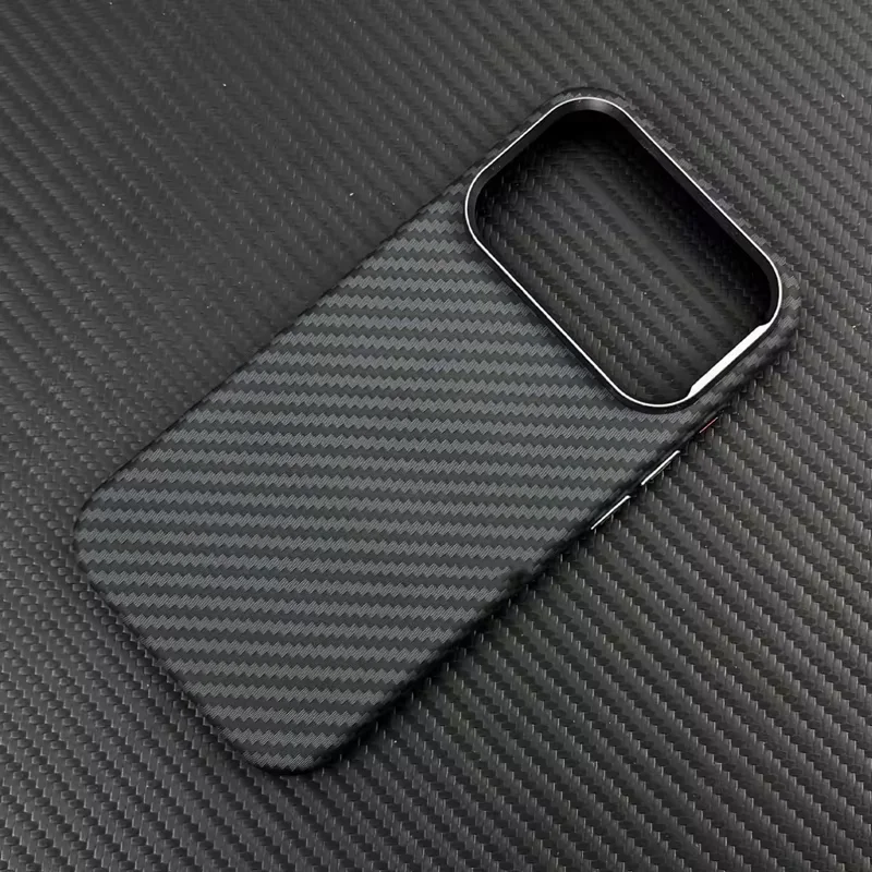Carbon Fiber Texture Magnetic Case For iphone 17 Pro Max 17P