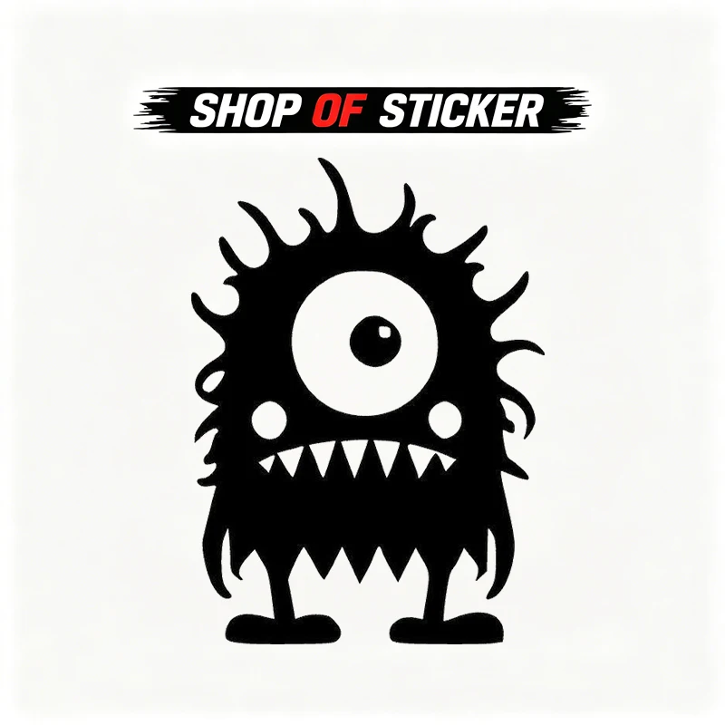 Car StickersWaterproof One Eye Monster Vinyl Decal High Quality Sticker for Car Laptop DecorationAuto Decor