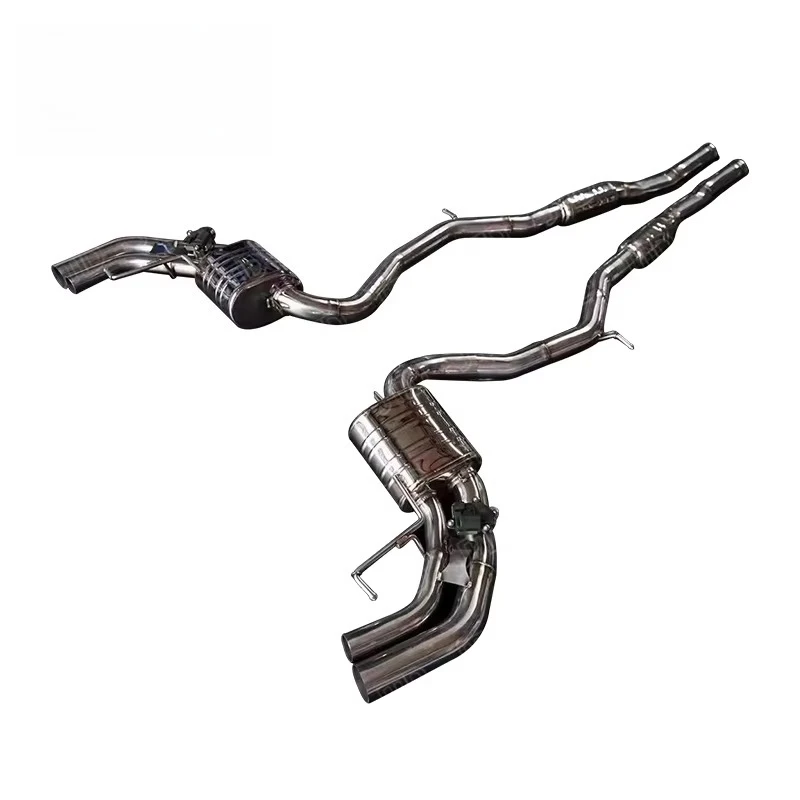 

For 2021S63 Coupe W222 C217 Exhaust System 4.0L Biturbo M177 Catback Downpipe Valved Stainless Steel Performance