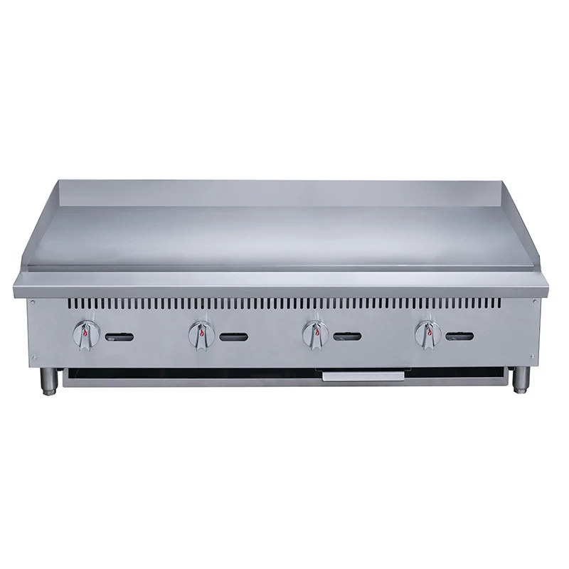 #For Top Sales Factory Stainless Steel Commercial Counter Top Gas Cast Iron Griddle Machine Gas Grill Kitchen
