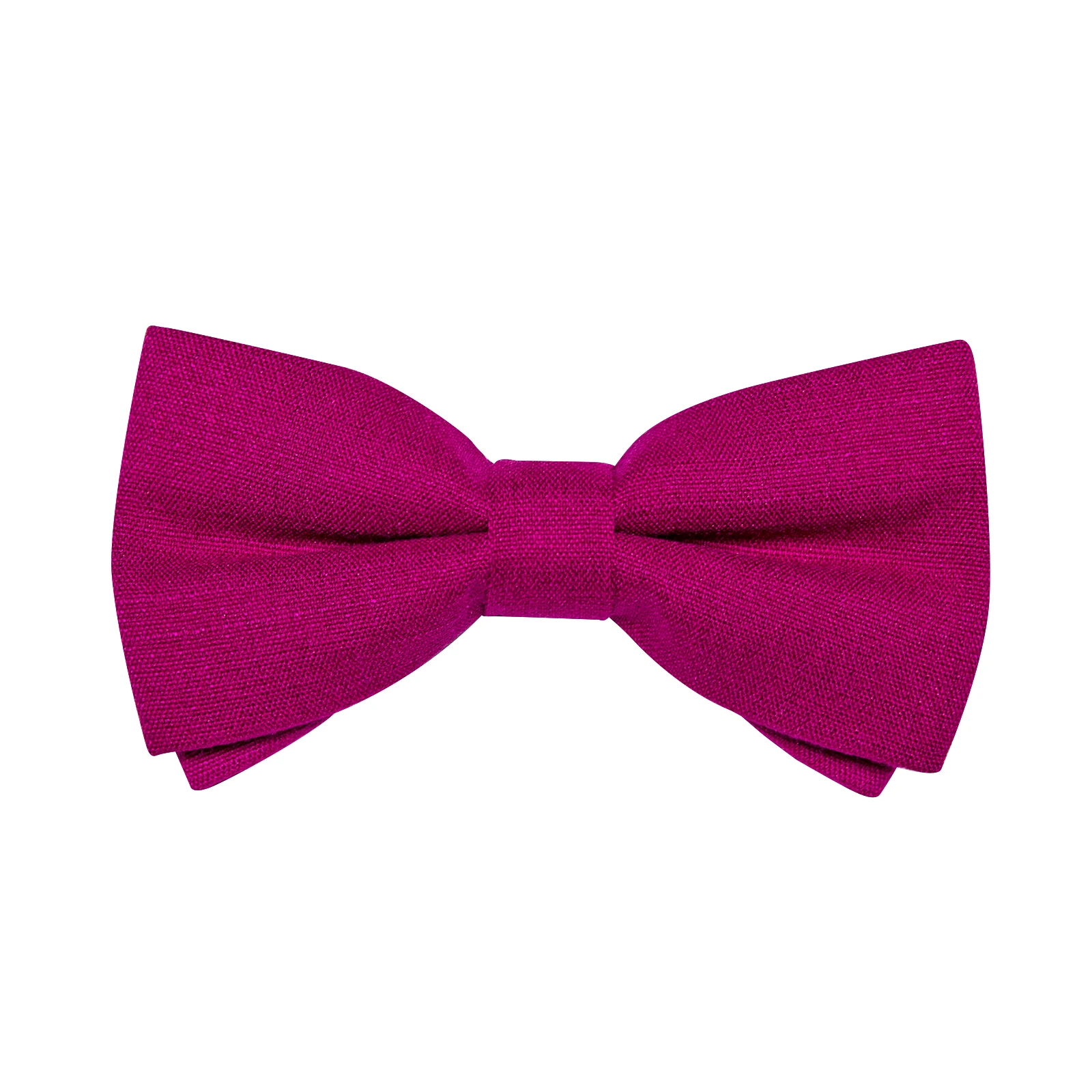Men Pre-Tied Velvet Bow Tie, Adjustable Neck Strap Solid Classic Formal Bowtie for Wedding Party Business Suit Tuxedo