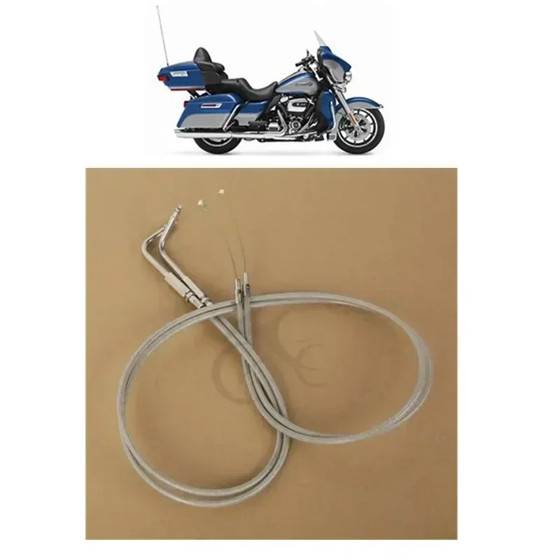 

Для мотоцикла 48 "120 см плетеный трос дроссельной заслонки для Harley Electra Glide Sportster XL 883 1200 Low Rider Dyna Softail Custom