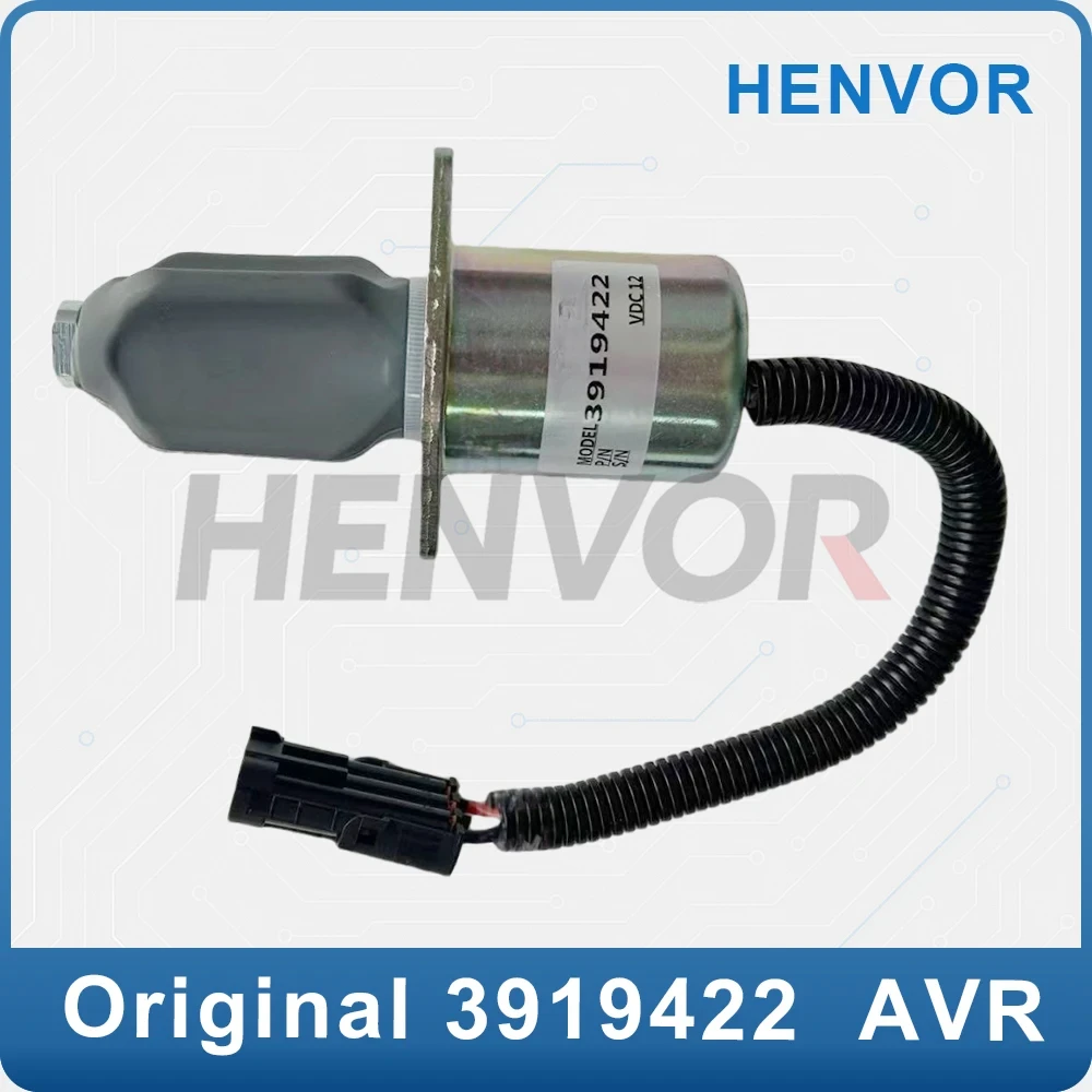 12V Engine Stop Solenoid Valve 3919422 Power Cutoff Control Switch
