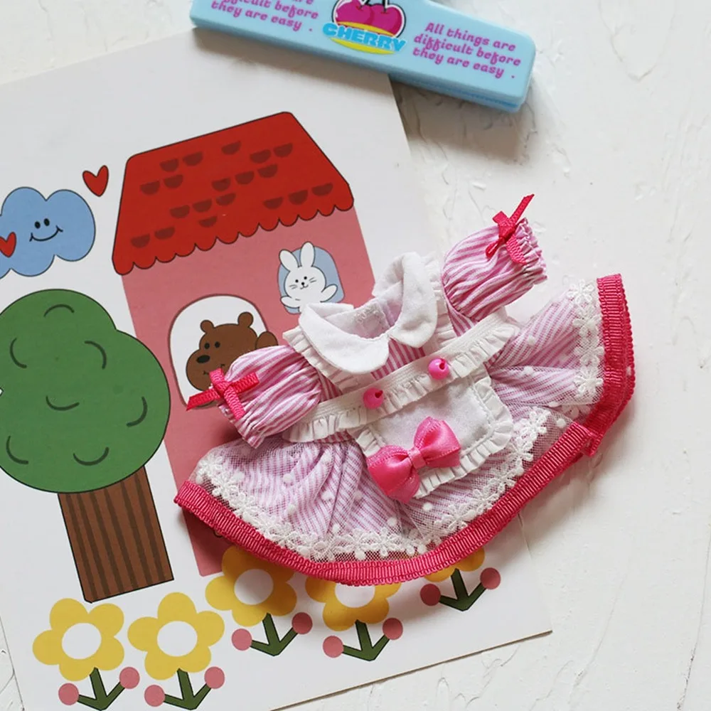 

Новая милая одежда ручной работы, милая одежда для кукол Лолиты, 5 цветов, модные платья, юбка для хлопка 10 см