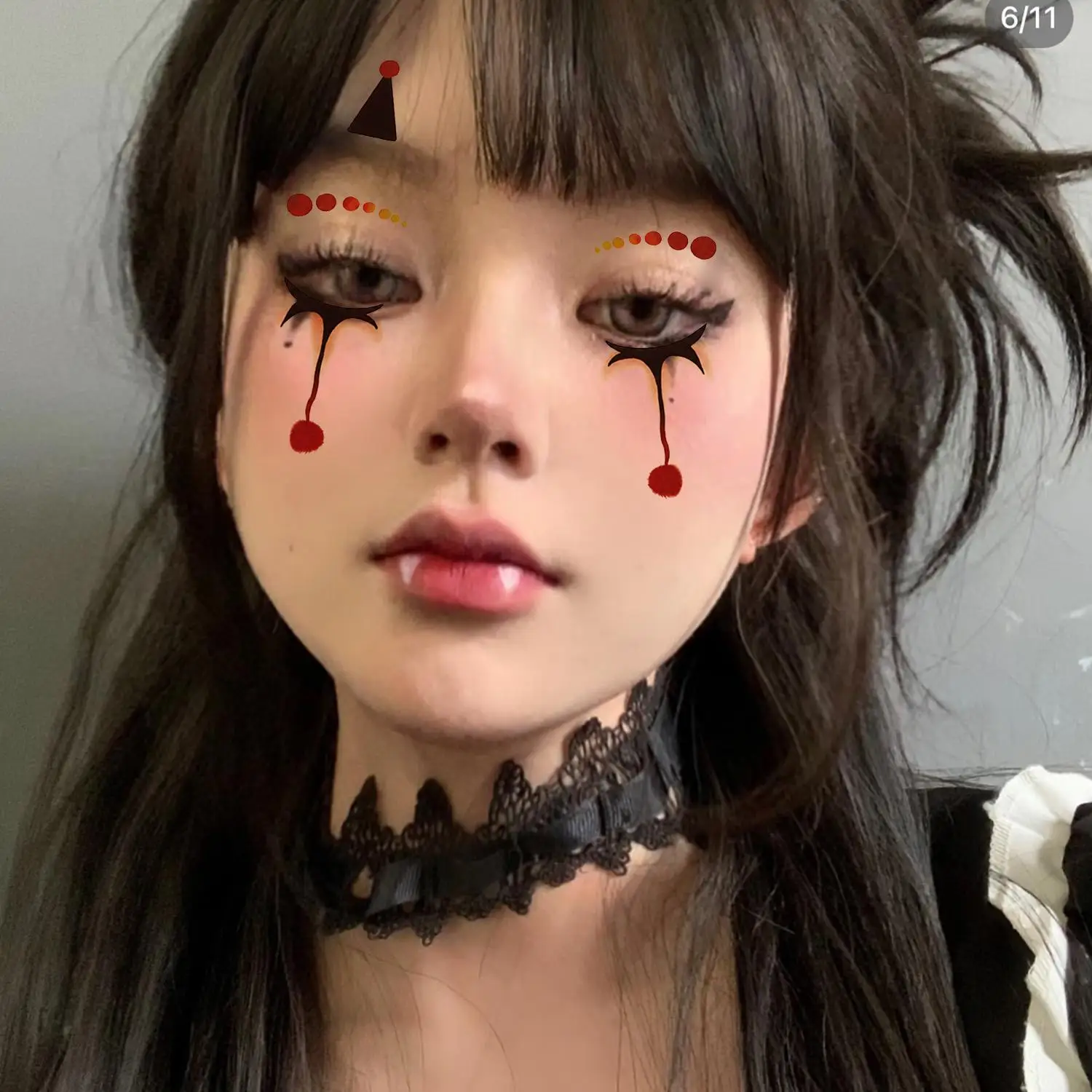 Joker Halloween Temporary Tattoo Face Makeup Sticker Waterproof Realistic Tattoo Sticker Last Long Tattoo Cosplay Party Makeup