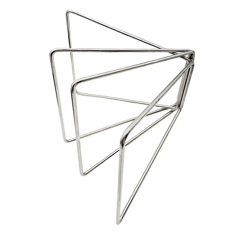 Outdoor Camping Box Moisture-Proof Support for Storage and Insulation, Stainless Steel Quick-Fold Base for the Bottom of the Box