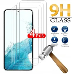 4 шт. закаленное стекло для Samsung Galaxy S24 S22 S21 S20 FE Plus 5G Защитное стекло для экрана Sansung S23 Plus защитное стекло