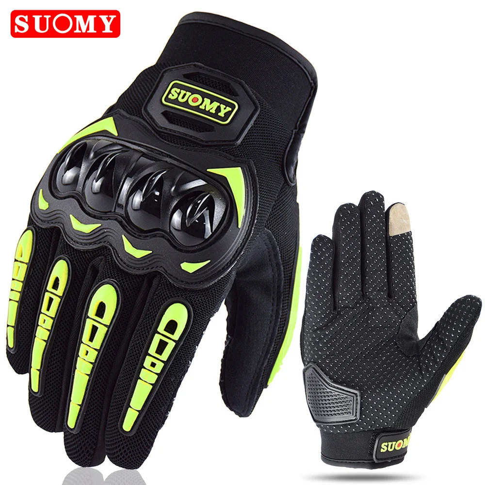 VEMAR Zomer Motorhandschoenen Heren Zwart Volledige Vinger Touchscreen Fietsen ATV MTB Guantes Moto Luvas Fietshandschoen Dames Rood