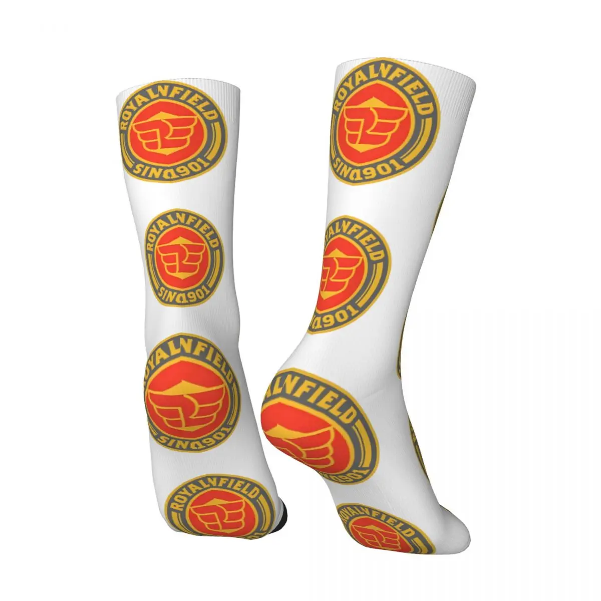 Royals Enfields Socken Logo Mode Strümpfe Herbst rutsch feste Frauen Männer Socken bequeme Muster Laufs ocken