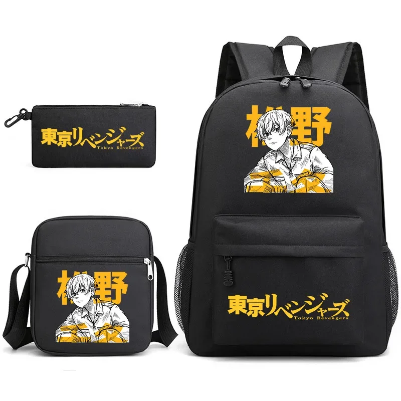 Mochila De Los Vengadores de Tokio para niños, bolsa escolar para estudiantes adolescentes, bolsa informal para niños y niñas, bolsa de viaje al aire libre, bolsa con estampado de Anime