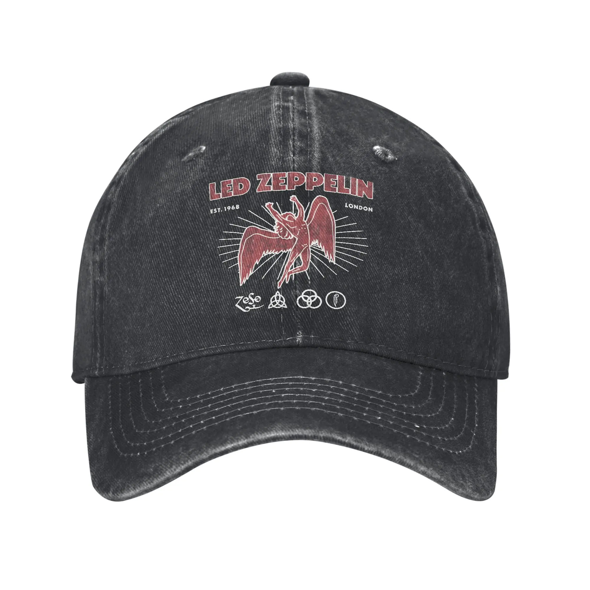 The Mother Ship Led Zeppelin Casual Baseball Cap Outdoor Sports Trucker Hat Summer Wholesale Unisex-Teens DIY Baseball Caps