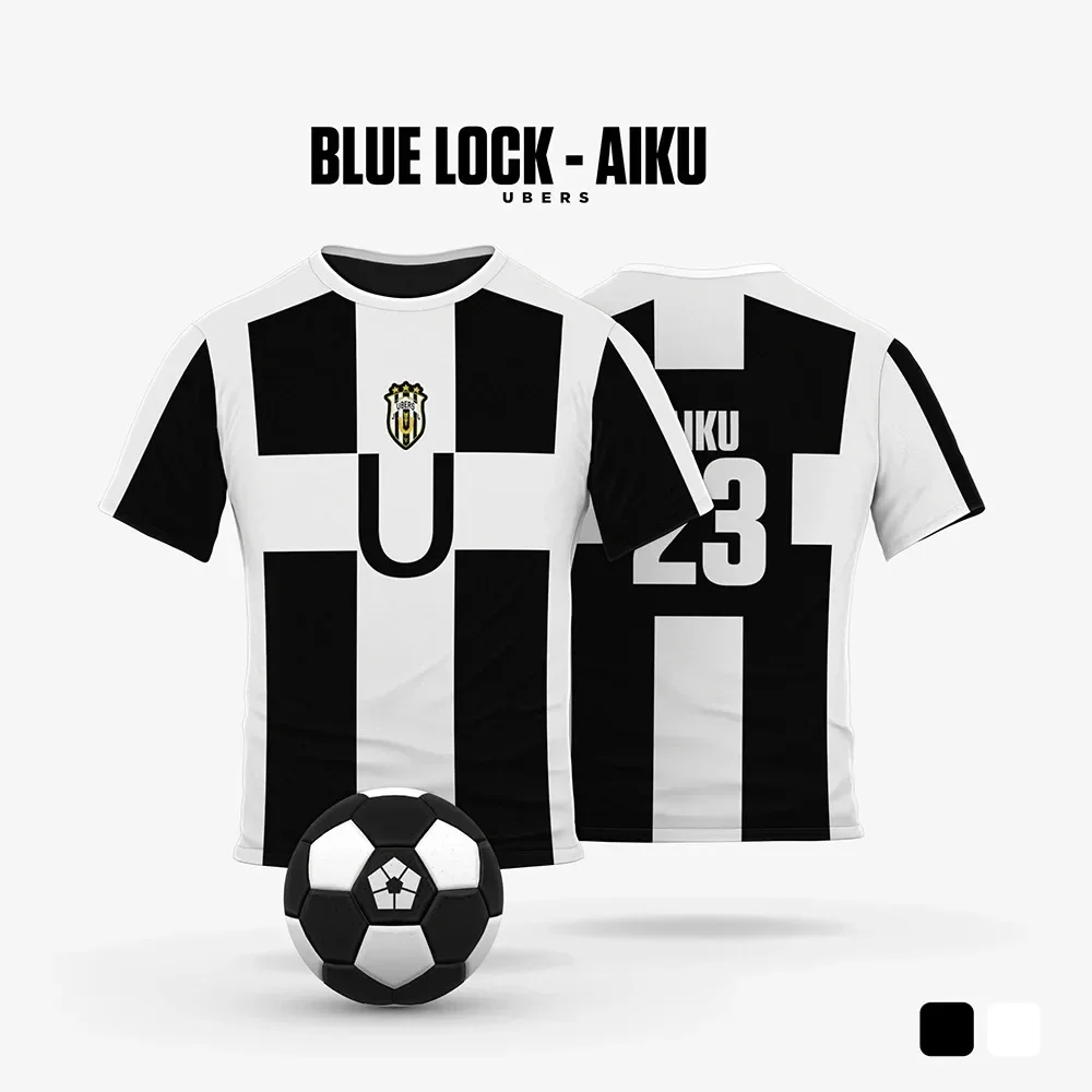 Blue Lock dibujos animados Anime Cosplay hombres Jersey verano manga corta niños camisetas Unisex 2024 nueva camiseta de moda image 3