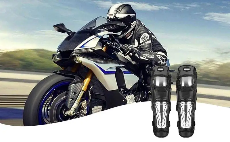 

Adjustable Motorcycle Knee Cap Pads Stainless Steel Knee Pads Protective Elbow Guard Knee And Shin Guards For Motorbike Supplies