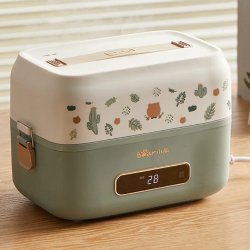 Bear electric lunch box microcomputer reservation large-capacity convenient automatic power off can be plugged in for heating