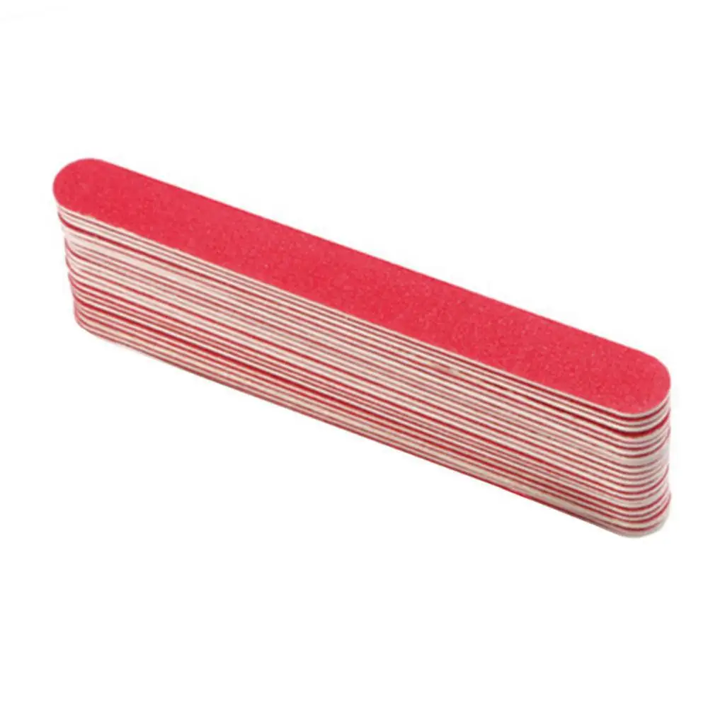 10/40Pcs Wood Nail Art Sanding Buffer Buffing Block Polish Nail File Manicure Pedicure Tool Double Sided Thick Stick