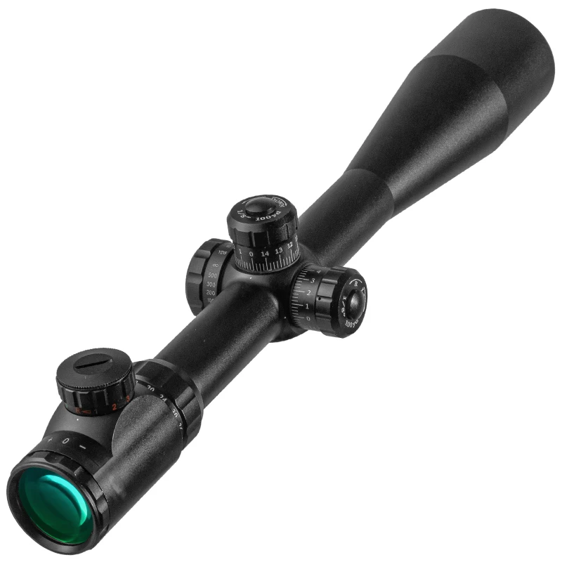 10-40x50 Long Range Riflescope Side Wheel Parallax Optic Sight Rifle Scope Hunting Scopes Sniper Luneta Para Rifle image 2
