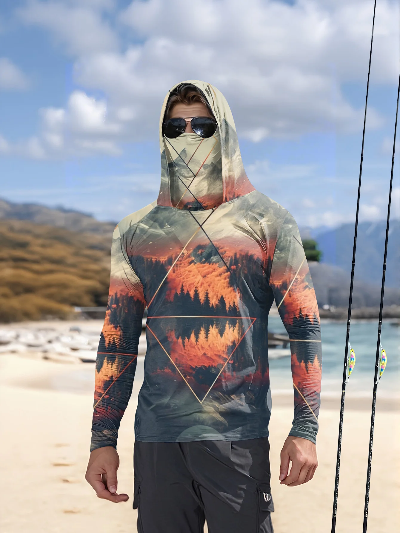 2026 Summer Best-selling Men's Long-Sleeved Shirt for Outdoor Sports Leisure Comfortable and Simple Patterned Print – Buy with Discount from AliExpress