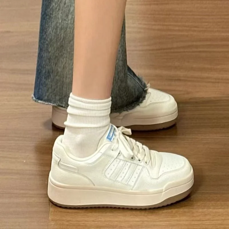 2025New Autumn Thick-Soled Versatile Sports Casual Shoes Height-Increasing Sneakers for Women