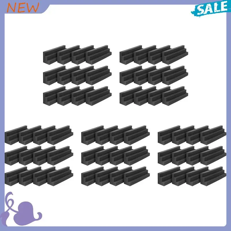 

ABVB-60Pcs Acoustic Panels Bass Trap Corner Studio Foam Sound Insulation Pad Wall Panel Corner Block For Studio Or Theater