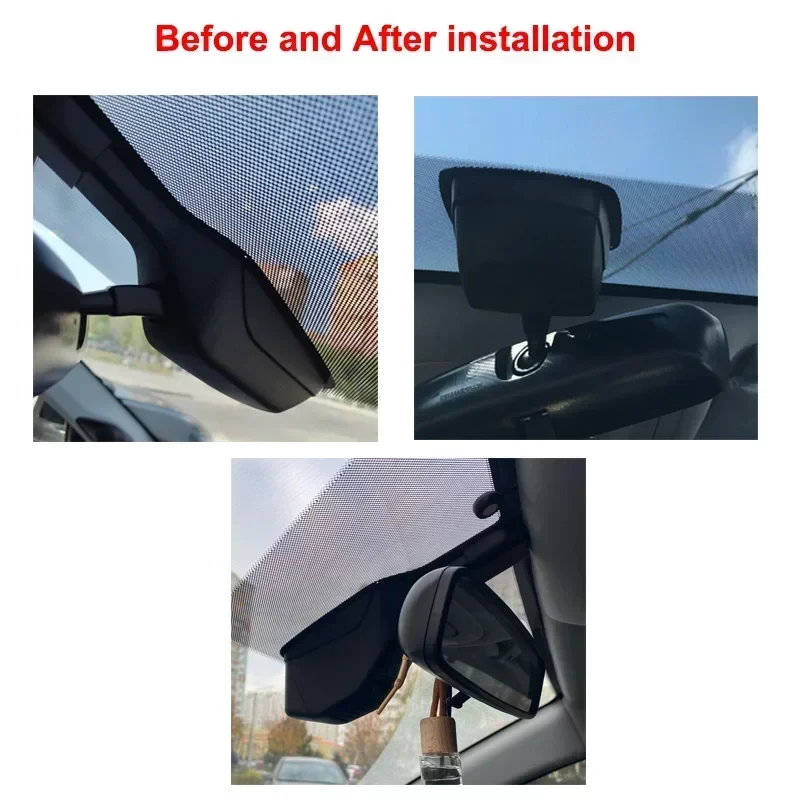 التوصيل والتشغيل واي فاي سيارة DVR 24H مسجل فيديو لشيري تيجو 7 برو 8 7 4 2020 2021 2022 2023 4K داش كام الكاميرا الأمامية والخلفية