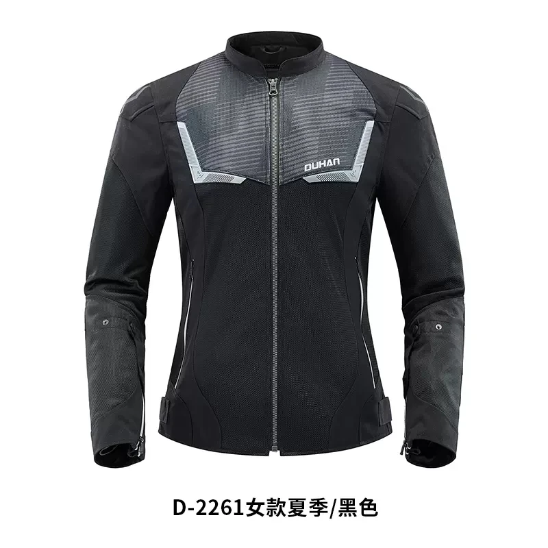 Women's Motorcycle Jacket Breathable DUHAN Motorcycle jacket CE Certification Anti-fall Summer Motorcycle Jackets Wear Resistant