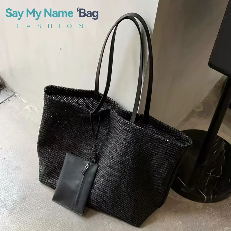

Bohemian Beach Tote Bags For Women Luxury Designer Handbag Purses 2026 New leisure Large Capacity Underarm Shoulder Bag
