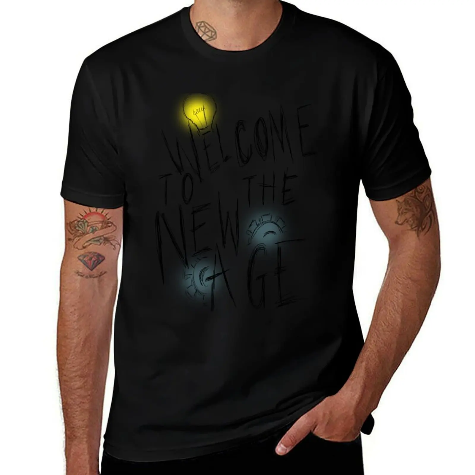 

Welcome to the New Age T-Shirt t shirt man designer t shirt man plain T-Shirt