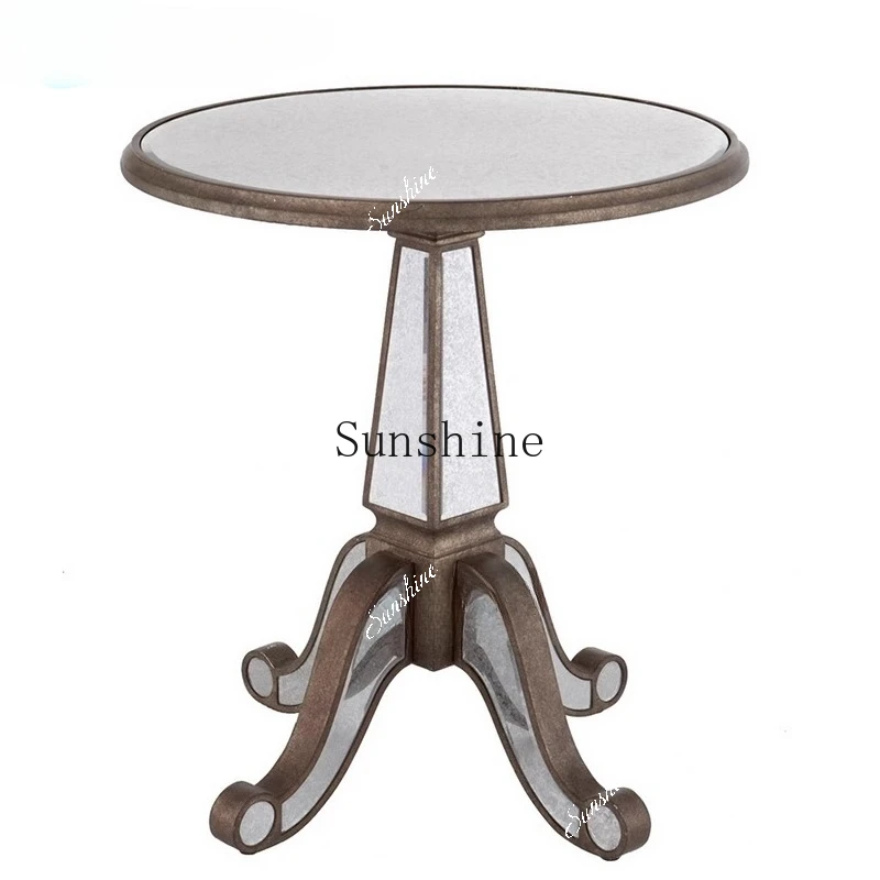 

Mirror glass sofa edge few modern simple European pastoral neoclassical F1292 FT