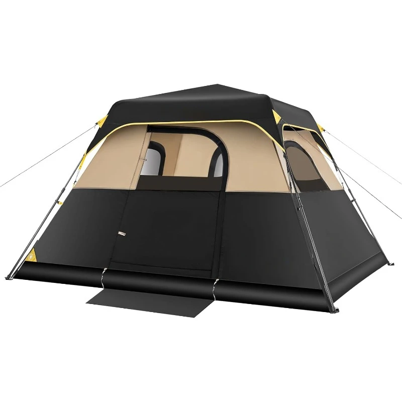 

Camping Tent 4/6/8/10 Person Instant Cabin Tent Setup in 60s with Rainfly & Windproof Portable Tent with Carry Bag