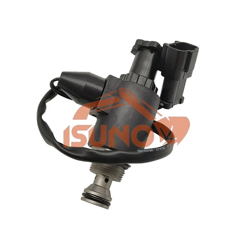 

ISUNO 714-11-16830 714-11-16840 Solenoid Valve Compatible with Wheel Loader WA100-3-H WA100-3-HW WA120-3 WA120L-3 WA150-3