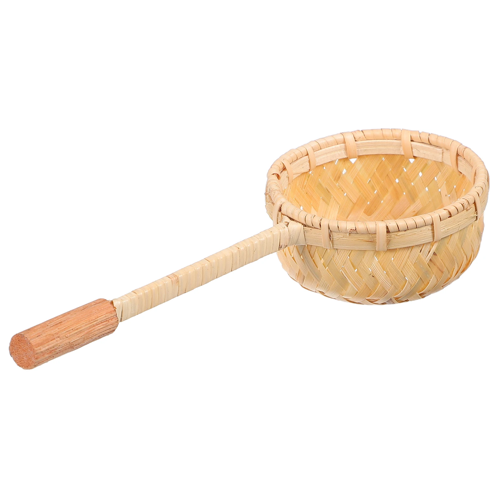 

Elegant Bamboo Tea Leaf Strainer Woven Infuser for Home Tea Ceremony Convenient Brewing Filter Accessory