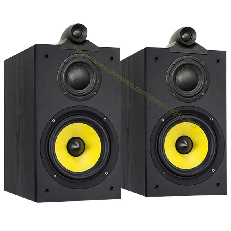 E1s Three-way 6.5 Inch 140W Passive Bookshelf Speaker Home Theater Front HiFi Speakers Applies to Amplifier Audio Loudspeakers