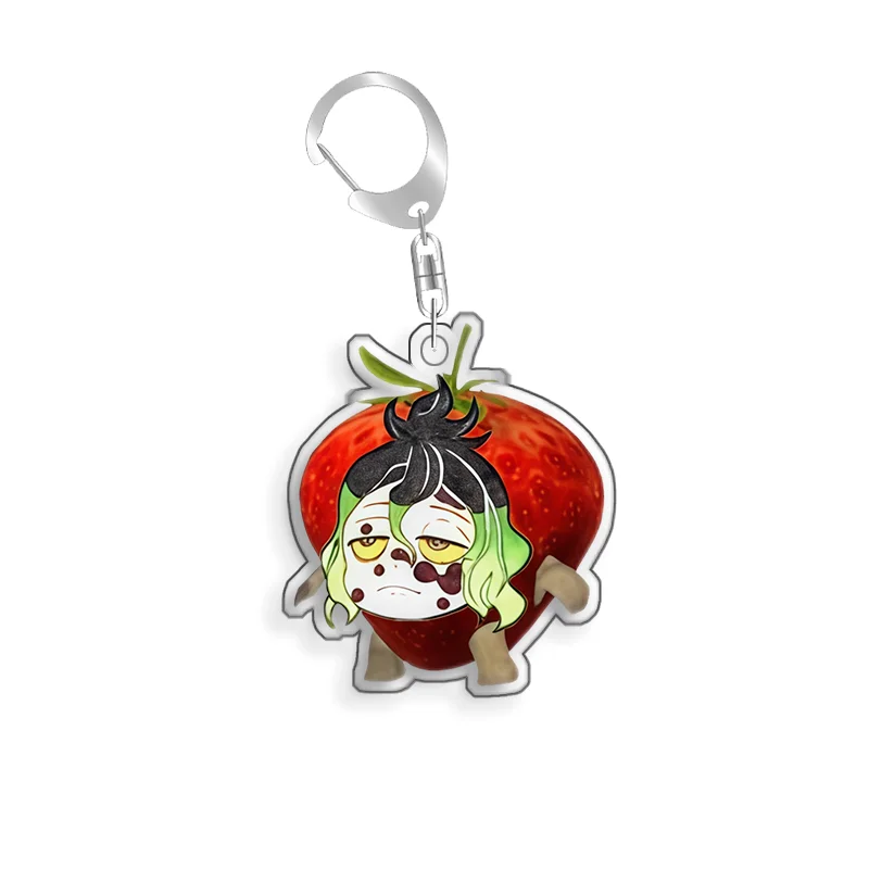 For Demon Slayer Kokushibo Douma Tomioka Giyuu Rengoku Kyojuro Acrylic Selfmade Cartoon Anime Keychain Pendant Toy Gift 5cm - view 6