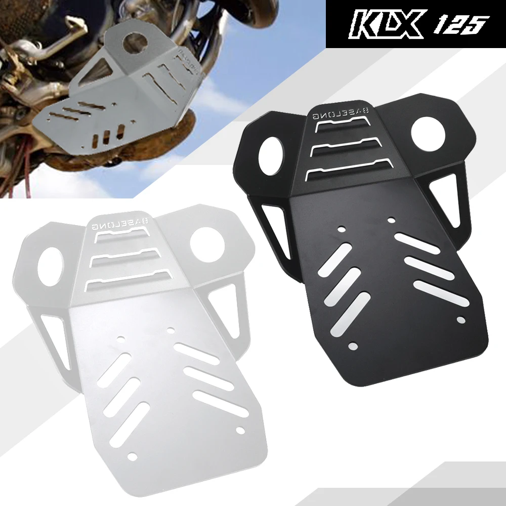 

Motorcycle Chassis Under Guard Skid Plate Belly Pan Cover Accessories for Kawasaki KLX125/KLX450BF/D-TRACKER 125 2010 2011-2018