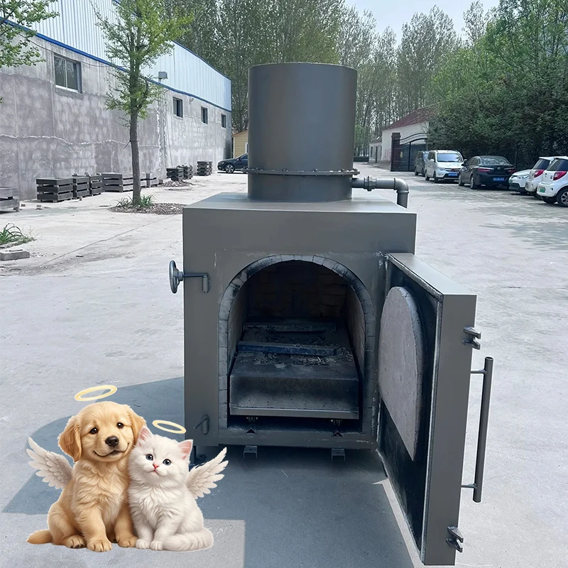 Ketang Pet Animal Carcass Incinerator High Temp Motor Steel Plate Harmless Cremation Furnace for Farm Livestock Pet Body