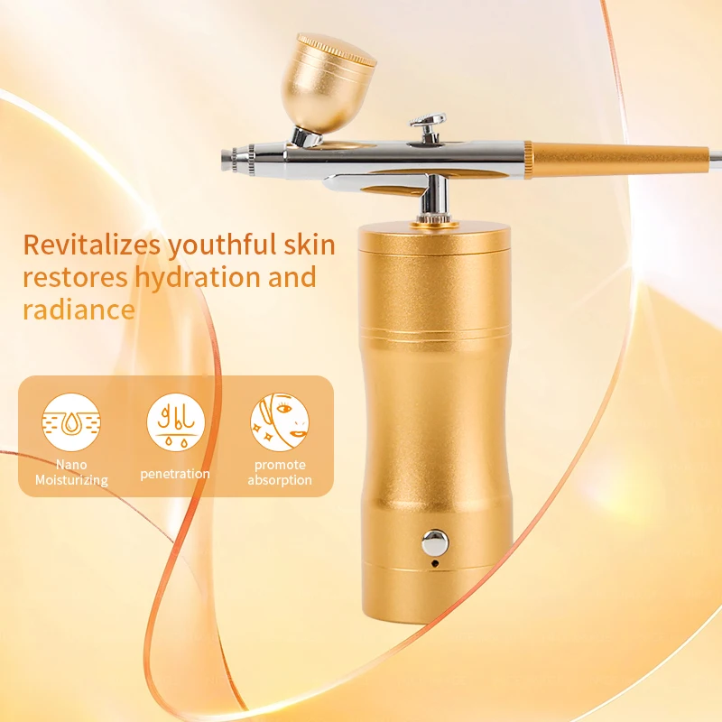 Wireless Air Compressor Kit Airbrush Nail Manicure Air Brush Makeup DIY Painting Sprayer Gun Tattoo Craft Cake Nano Mist Sprayer