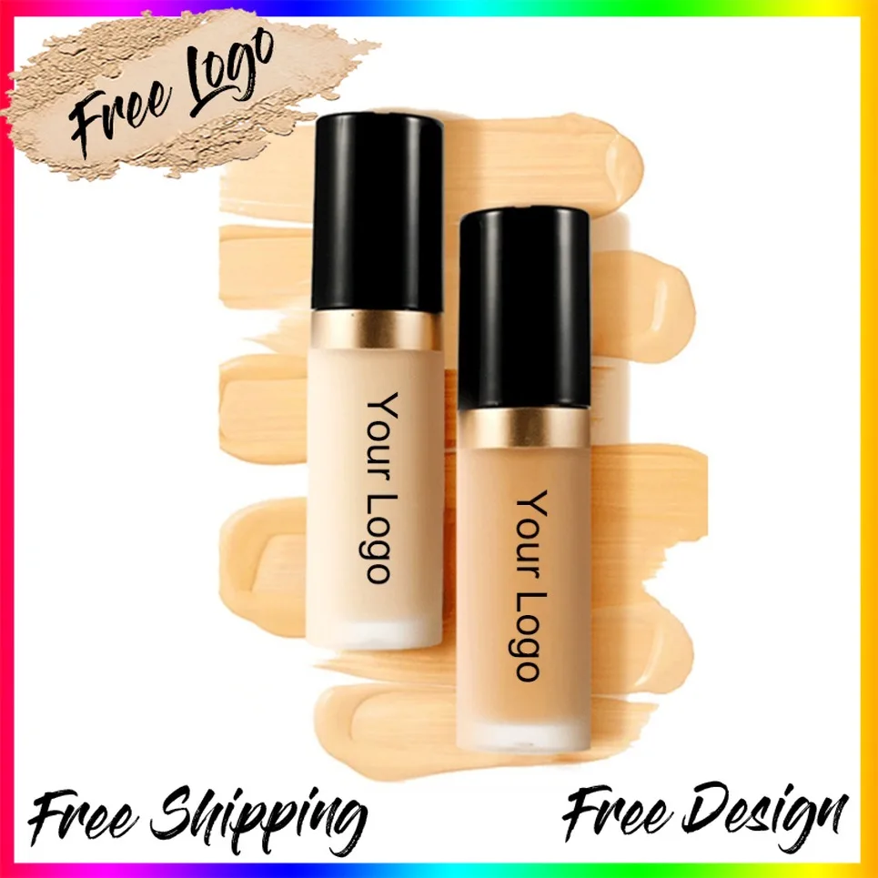 

Private Label Liquid Concealer Custom Logo Cover Blemish Foundation Long Lasting Vegan Makeup Wholesale