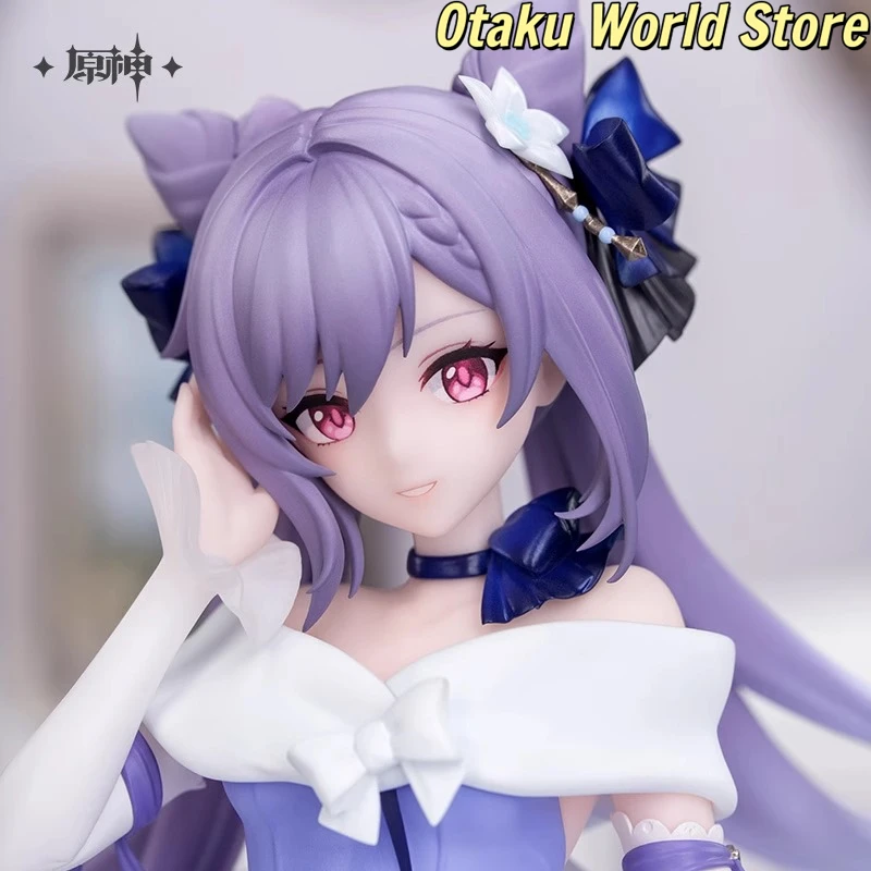 

Genshin Impact оригинальные Keqing Ver.1/8 фигурки модель орнамент Mihoyo Keqing косплей аниме игра мультяшная модель подарок на Хэллоуин
