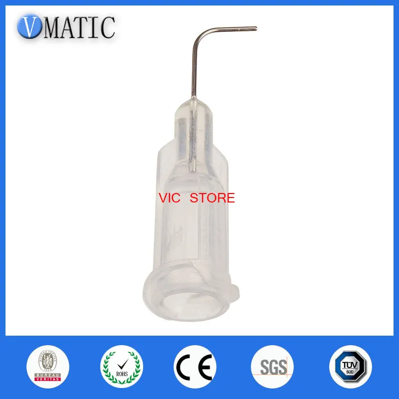 

High Quality Dispense Needle 27G Clear 0.5'' Length 90 Degree Bend Bent Dispensing Needle Tips 1/2 Inch